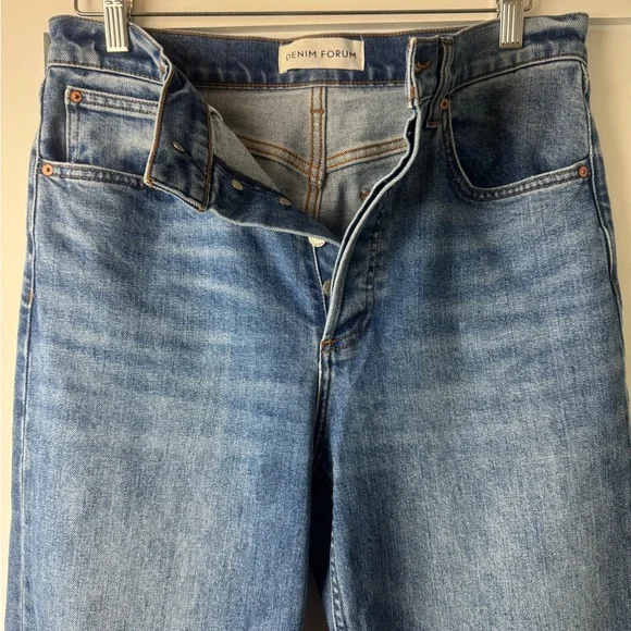 Aritzia Denim Forum The Arlo High Rise Straight 28L size 30 - Picture 2 of 9